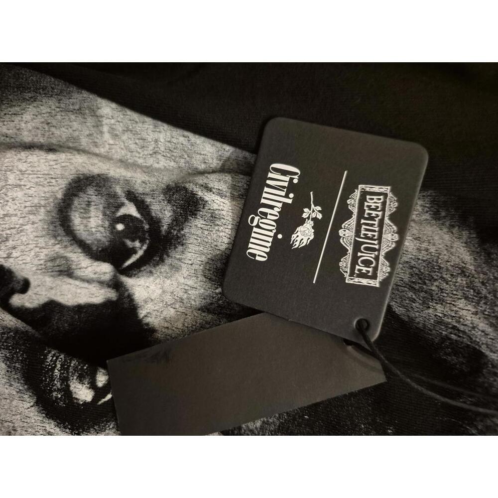 Civil Regime x Beetlejuice Collab Black Tee Size XL - Picture 6 of 9